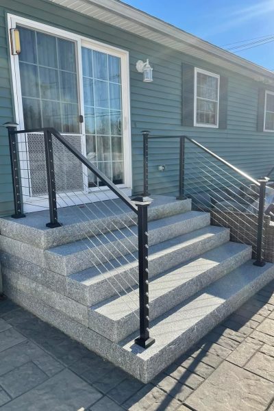 Stainless steel cable rainlings 3