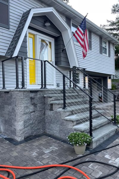 Stainless steel cable rainlings 4