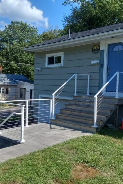 Stainless steel cable rainlings 5