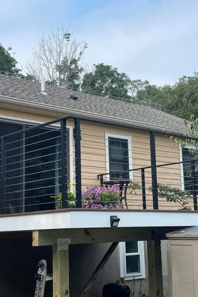 Stainless steel cable rainlings 6