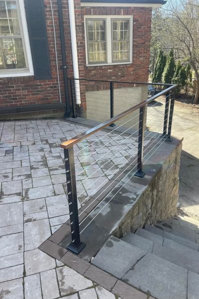 Stainless steel cable rainlings 7